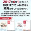 日本郵便のハガキと定形外郵便の料金がいつの間にか値上げすると知りました