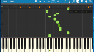 Synthesia(シンセシア)にUndertaleからMegalovaniaの楽曲が入っていた!